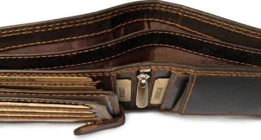 Lundholm Leren portemonnee heren leer - RFID Billfold Bruin LH5011 - Image 9