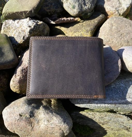 Lundholm Leren portemonnee heren leer - RFID Billfold Bruin LH5011 - Image 8